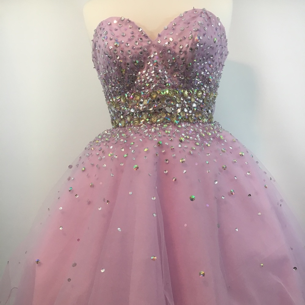 Mori Lee By Madeline Gardner Short Dress - Picture 2 of 8